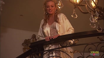 Curvy Blonde Milf Enjoys Steamy Stairway Encounter With A Friend