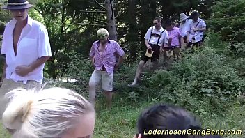 Intense German Group Pleasure Session