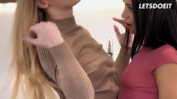 Jade Presley & Jenny Wild Sizzle In A Steamy Kitchen Encounter – Letsdoeit