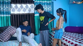 **desi Virgin Girl Hardcore Threesome With Friends While Home Alone (hindi Audio)**