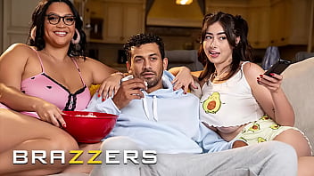Ashlyn Peaks & Chloe Surreal Turn Movie Night Into A Sizzling Threesome With Their Crush