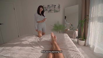 Stepsister Played A Risky Game To Lose Her Virginity