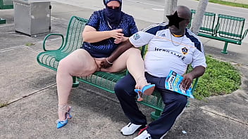 Muslim Woman In Hijab Pleases Stranger At Bus Stop With Her Voluptuous Curves (public Outdoor) Bbw Ssbbw