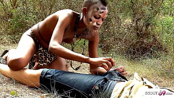Exotic Ebony Teen Bianka Lures Stranger For Passionate Encounter