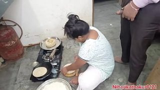 Indian Stepmom Seduces In The Kitchen