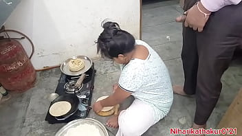 Indian Stepmom Seduces In The Kitchen