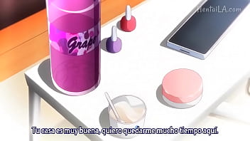Trío De Jóvenes En El Hentai