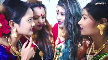 Indian Landlord Brothers Share Their Four Wives In A Wild Group Encounter (hindi Audio)