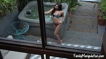 Gianna Walks In On Her Stepbrother Pleasuring Himself