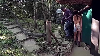 Lumberjacks Abduct Women. The First Victim. Part 2. She Endures Torment Blindfolded, As He Spanks Her Flawless Curves And Takes Her In Restraints.