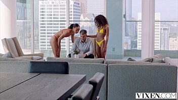 Sensual Sirens Alexis & Scarlit Ignite Passion In Steamy Threesome