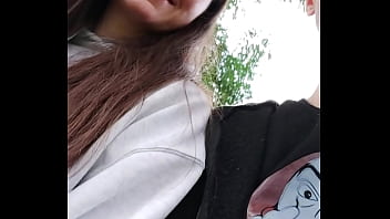 Young Woman Meets Stranger On Tinder For Passionate Encounter In The Park