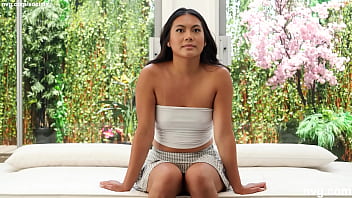 Gorgeous Filipina Babe Flaunts Her Sun-kissed Tan Lines In A Steamy Audition