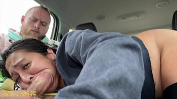 Wild Backseat Ride: Deep Anal, Throat Action, And A Messy Creampie Finish