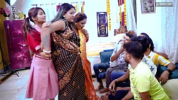 Curvy Desi Stepmom Shows Her Naughty Stepdaughter The Art Of Pleasure In A Wild First-time Gangbang