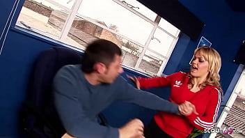 Furious Teen In Thigh-high Socks Dominates Her Nerdy Coach In A Steamy Femdom Session