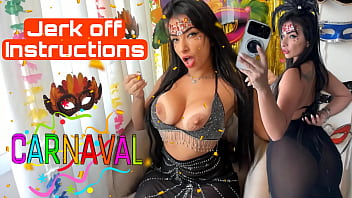 Samba Seductress Whispers Filthy Commands, Guiding You To A Mouthwatering Climax