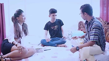 Young Indian Student’s Steamy Encounter With Her Professor And Stepbrother