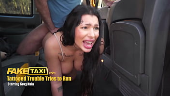 Naughty Goth Teen Nala Gets A Wild Ride In The Back Of A Fake Taxi, Paying Her Fare With A Rough, Hard Fuck And A Sloppy, Eager Blowjob.