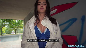Shy Spanish Teen Gets A Surprise Public Blowjob And A Tight Pussy Stretched By A Big Cock