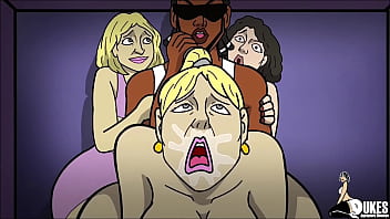 Three Curvy Arab Wives Getting Stretched By Massive Black Cock
