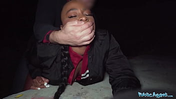 Sultry French Ebony Beauty Craves A Deep, Hard Pounding In Public