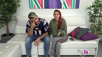 A Bashful Spanish Pair Steps Into The Spotlight For Their First Time On Camera, And She’s An Absolute Vision With Fiery Red Hair.