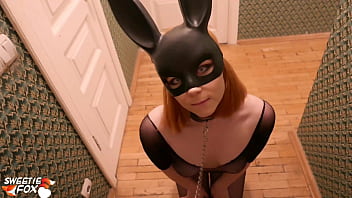 Playful Bunny Girl Pleasures Herself Before Taking A Hard, Deep Ride On A Dominant Man’s Thick Cock—gentle Bondage And Teasing Control.