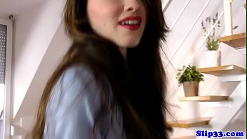 Grandpa Gets A Wild Ride From The British Beauty On His Sofa