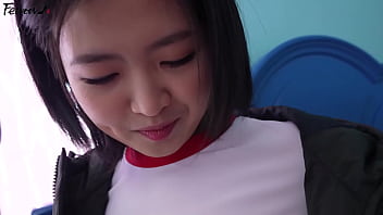 Naughty Korean Girlfriend Roleplay In Sheer Black Stockings