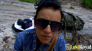Inked Blonde Bombshell Baby Reed Soaking The Scenery With Her Wild Outdoor Escapade