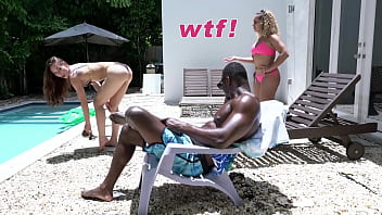 Poolside Passion: Aidra Fox Takes On Interracial Cock Monsters